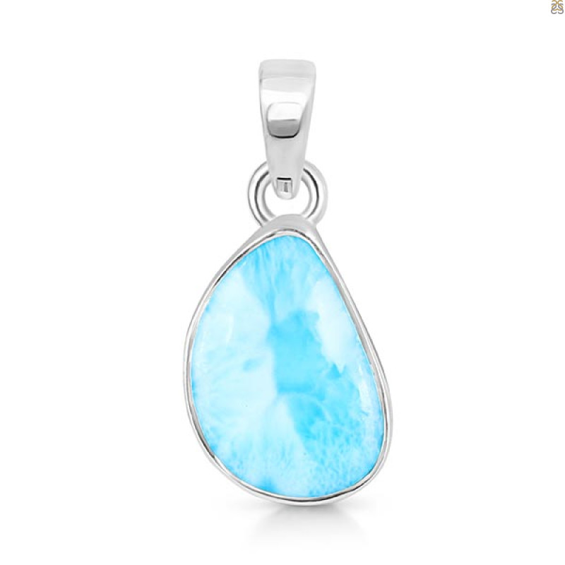 Close Out Larimar Pendant-SP LAR-CO-1-1298