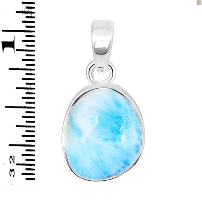 Close Out Larimar Pendant-SP LAR-CO-1-1303