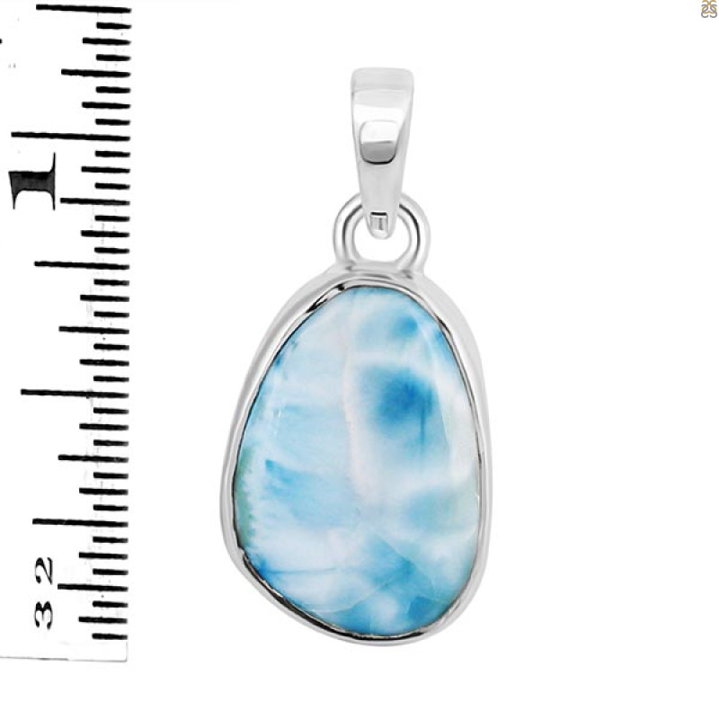 Close Out Larimar Pendant-SP LAR-CO-1-1321
