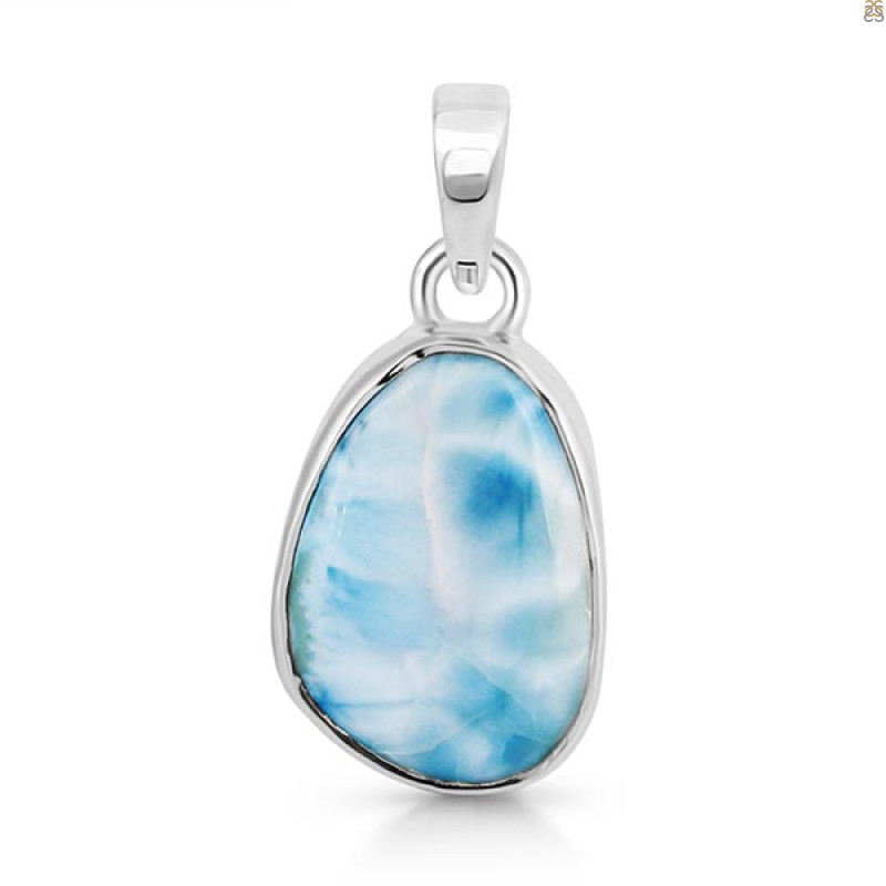 Close Out Larimar Pendant-SP LAR-CO-1-1321