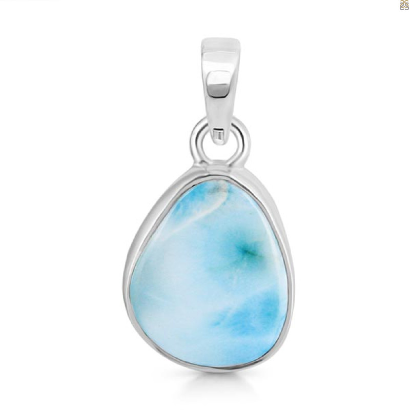 Close Out Larimar Pendant-SP LAR-CO-1-1323