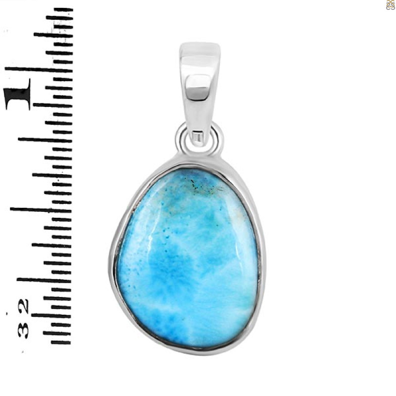 Close Out Larimar Pendant-SP LAR-CO-1-1328
