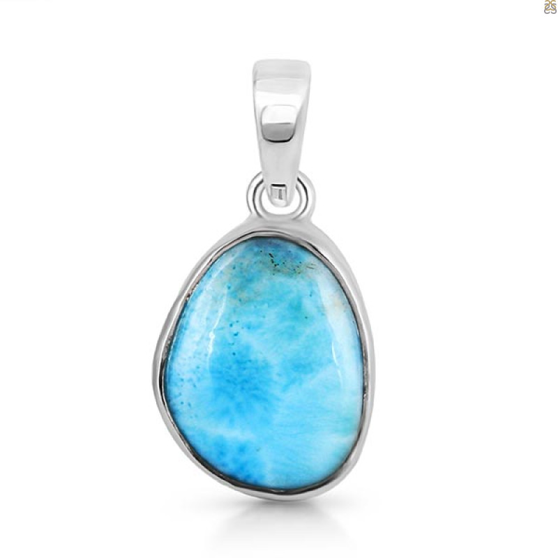 Close Out Larimar Pendant-SP LAR-CO-1-1328