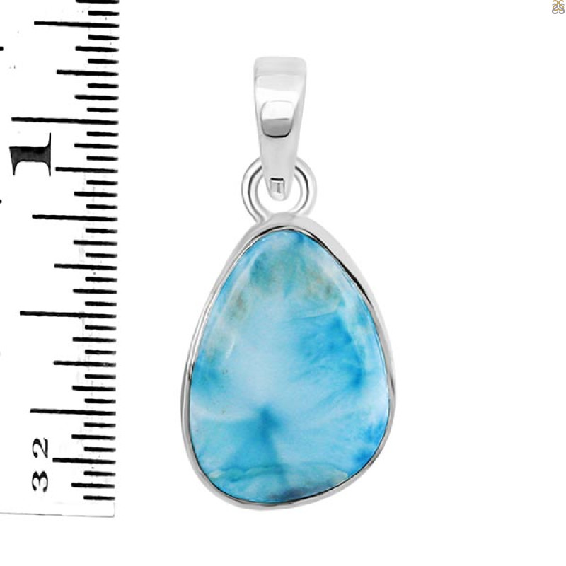 Close Out Larimar Pendant-SP LAR-CO-1-1345