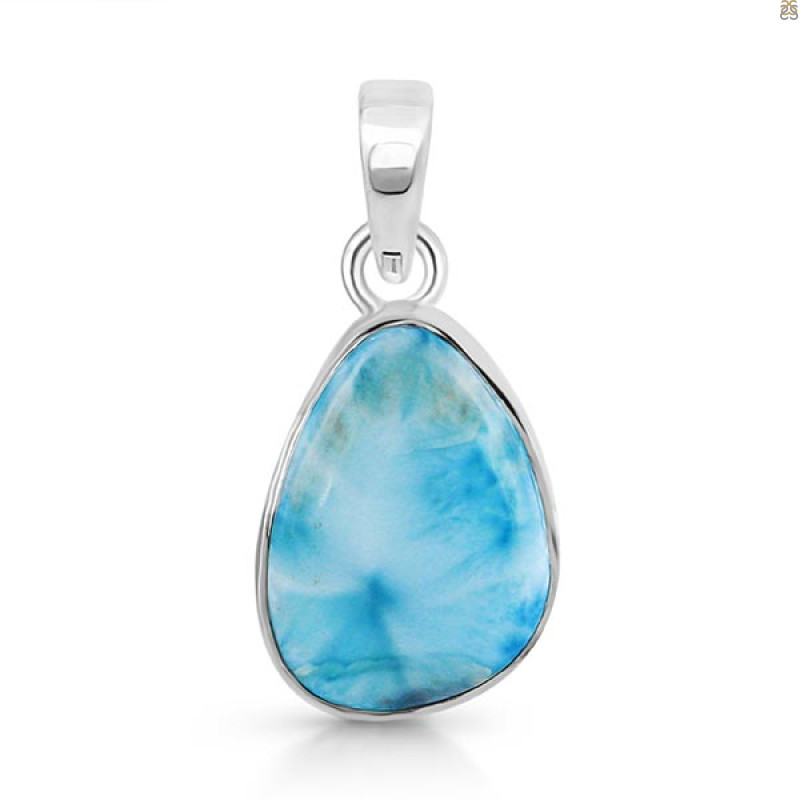 Close Out Larimar Pendant-SP LAR-CO-1-1345