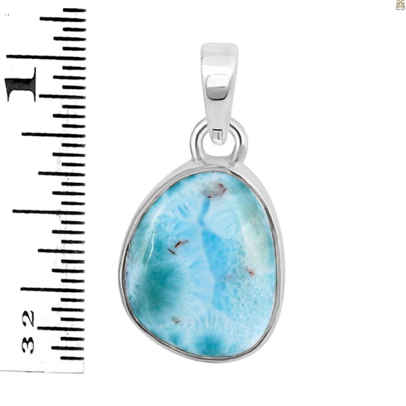 Close Out Larimar Pendant-SP LAR-CO-1-1361