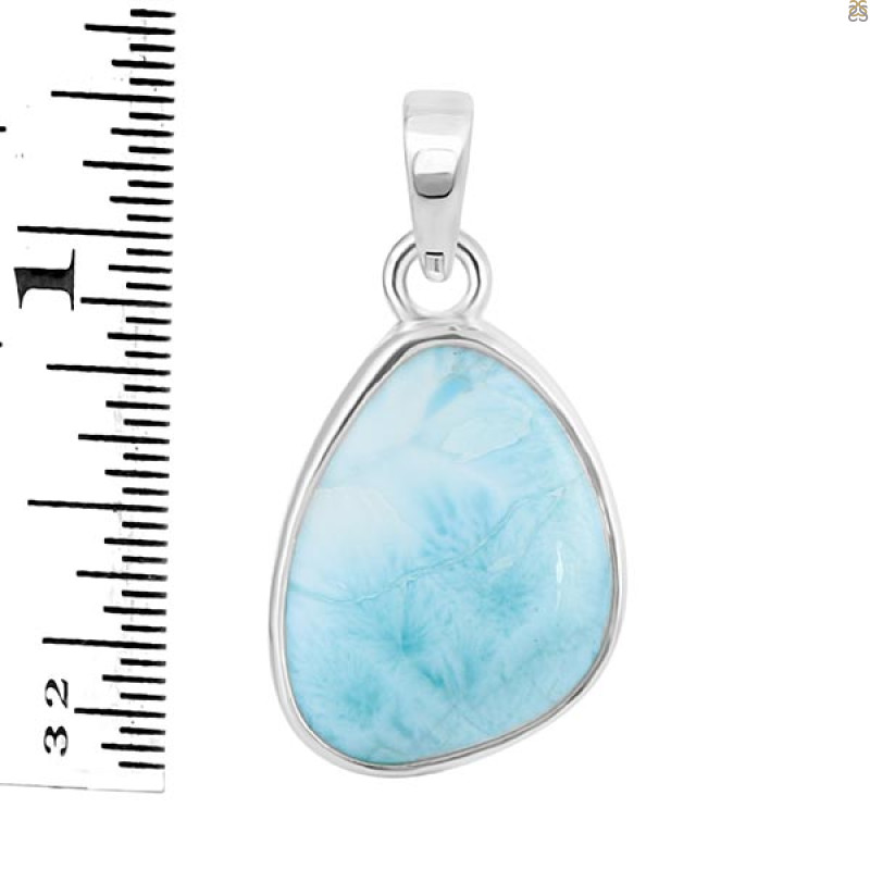 Close Out Larimar Pendant-SP LAR-CO-1-1373
