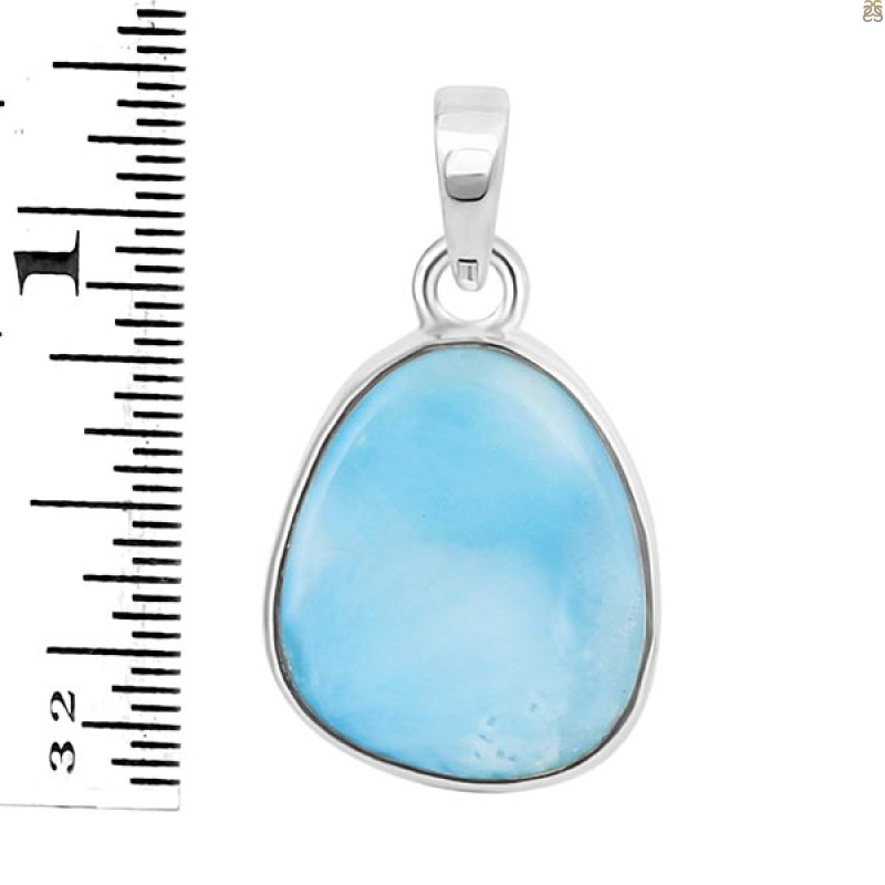 Close Out Larimar Pendant-SP LAR-CO-1-1374