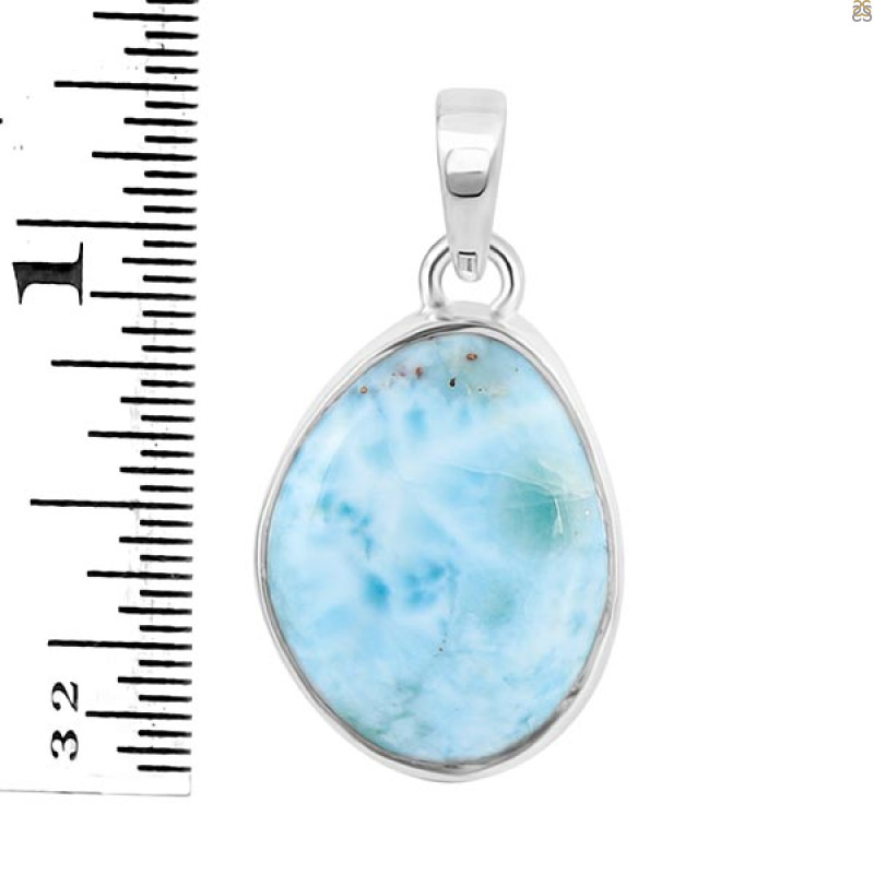 Close Out Larimar Pendant-SP LAR-CO-1-1375