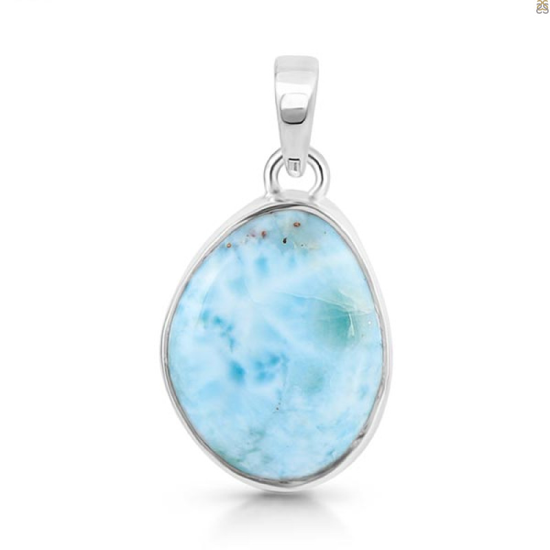 Close Out Larimar Pendant-SP LAR-CO-1-1375
