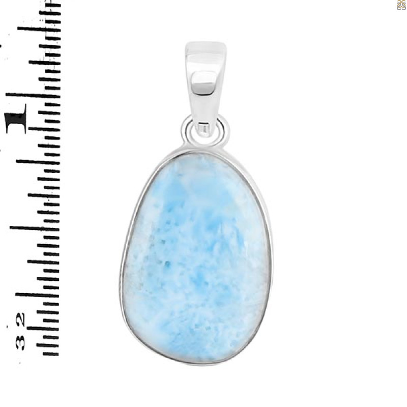 Close Out Larimar Pendant-SP LAR-CO-1-1384