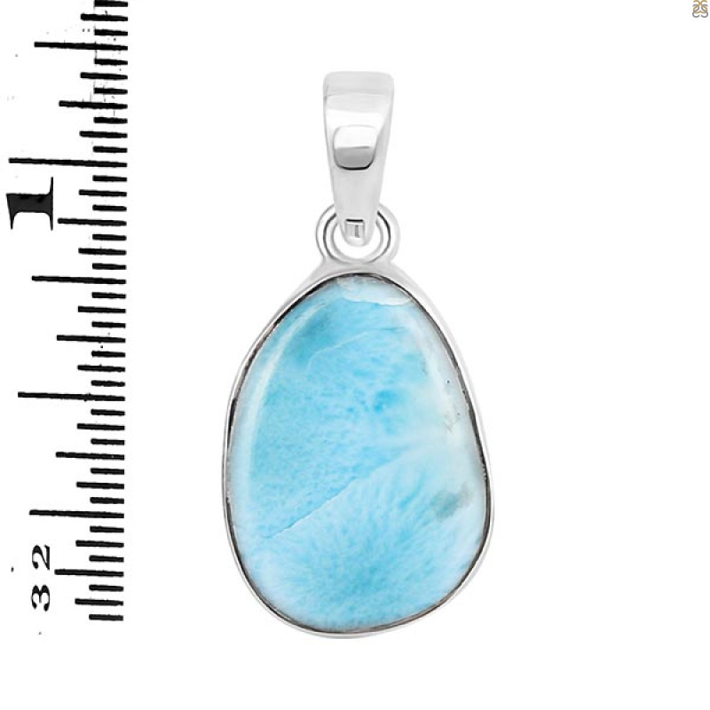 Close Out Larimar Pendant-SP LAR-CO-1-1385