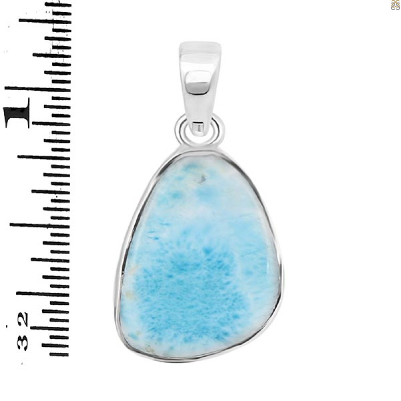 Close Out Larimar Pendant-SP LAR-CO-1-1386