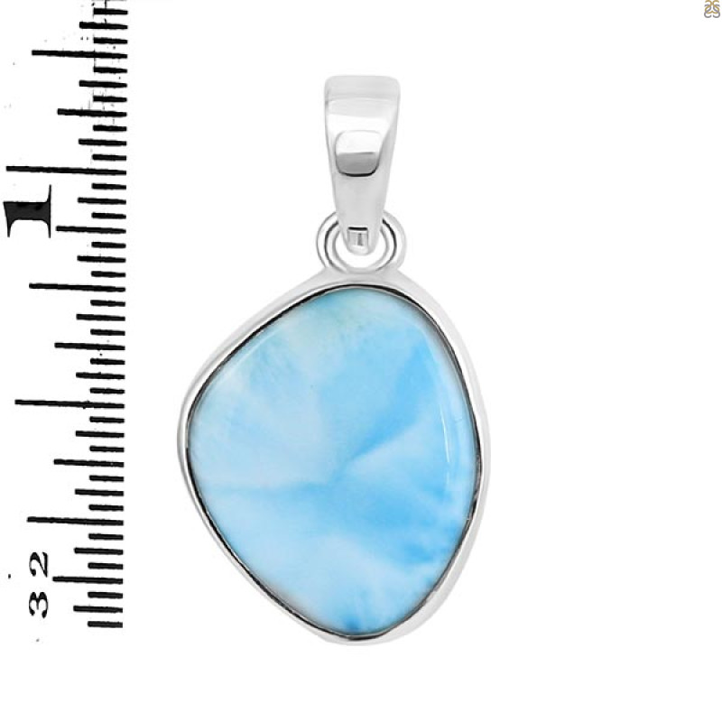 Close Out Larimar Pendant-SP LAR-CO-1-1388