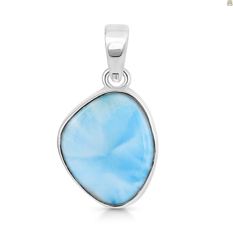 Close Out Larimar Pendant-SP LAR-CO-1-1388