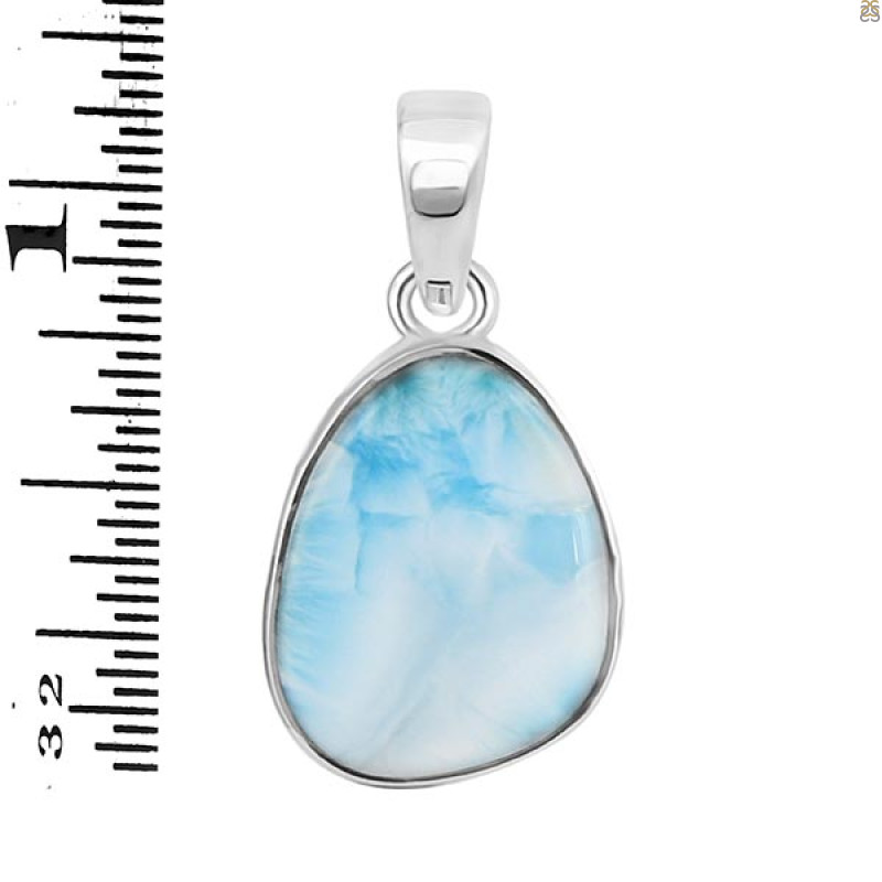 Close Out Larimar Pendant-SP LAR-CO-1-1390