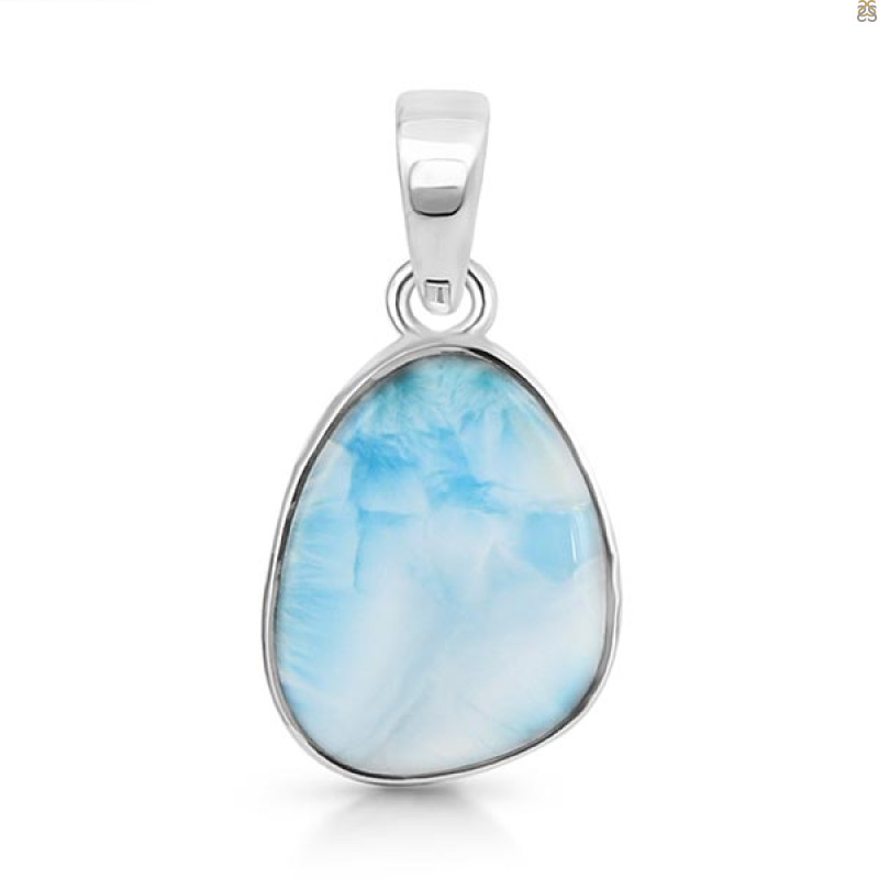 Close Out Larimar Pendant-SP LAR-CO-1-1390