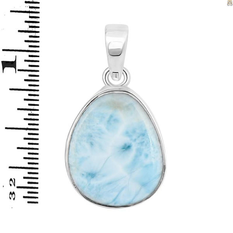 Close Out Larimar Pendant-SP LAR-CO-1-1393