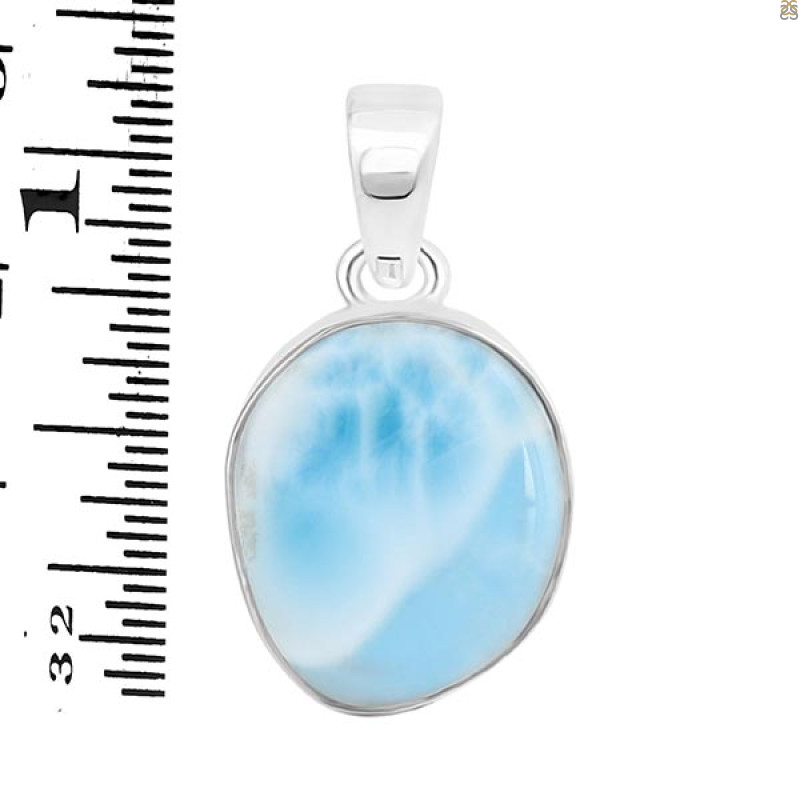 Close Out Larimar Pendant-SP LAR-CO-1-1394