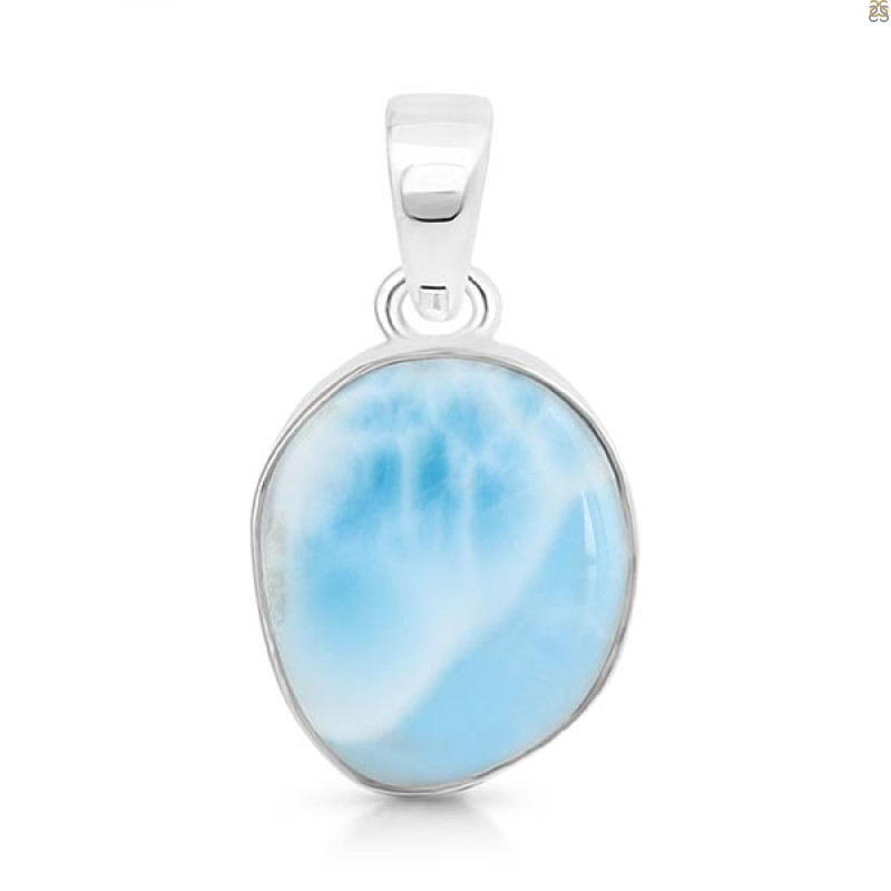 Close Out Larimar Pendant-SP LAR-CO-1-1394