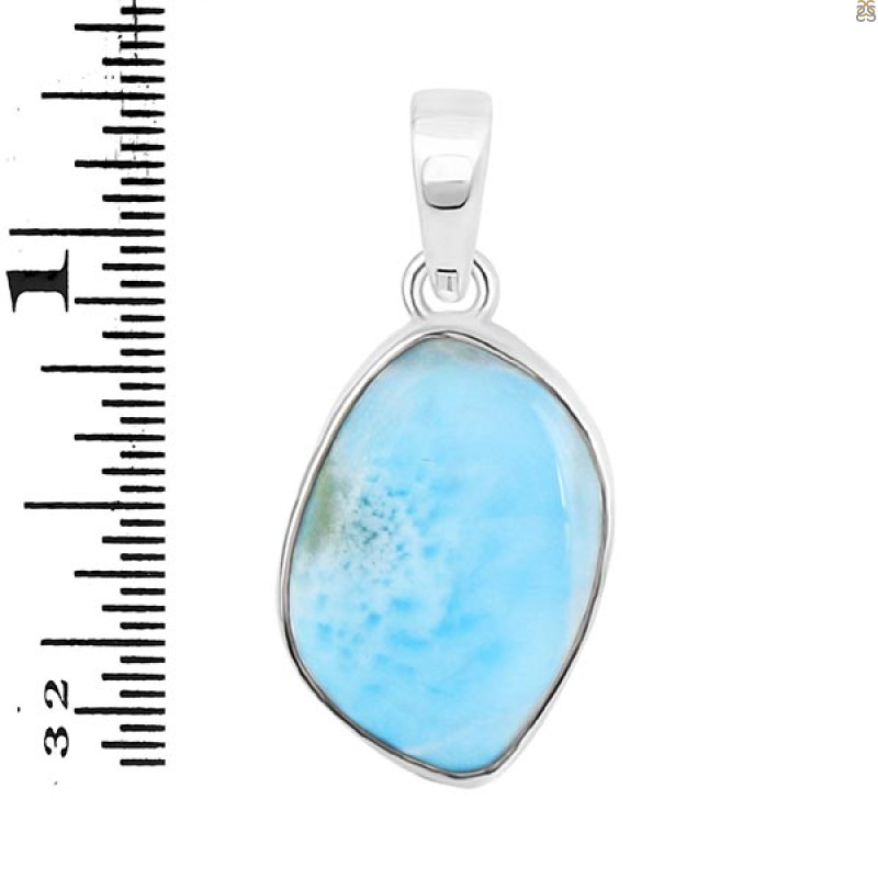 Close Out Larimar Pendant-SP LAR-CO-1-1396