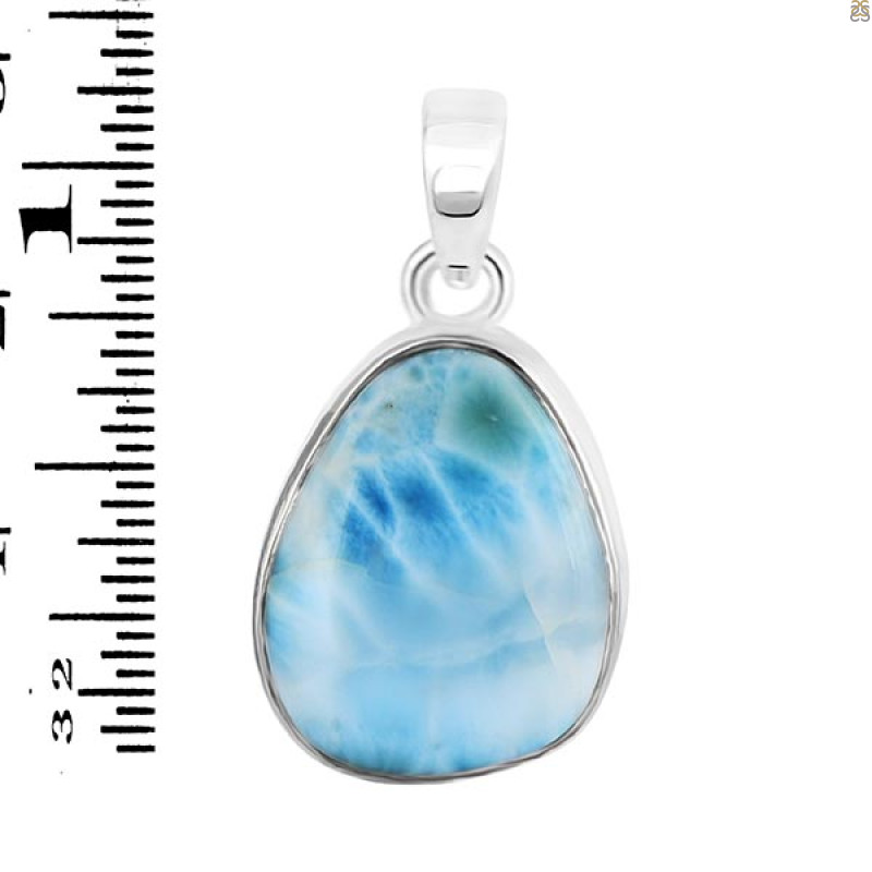 Close Out Larimar Pendant-SP LAR-CO-1-1399