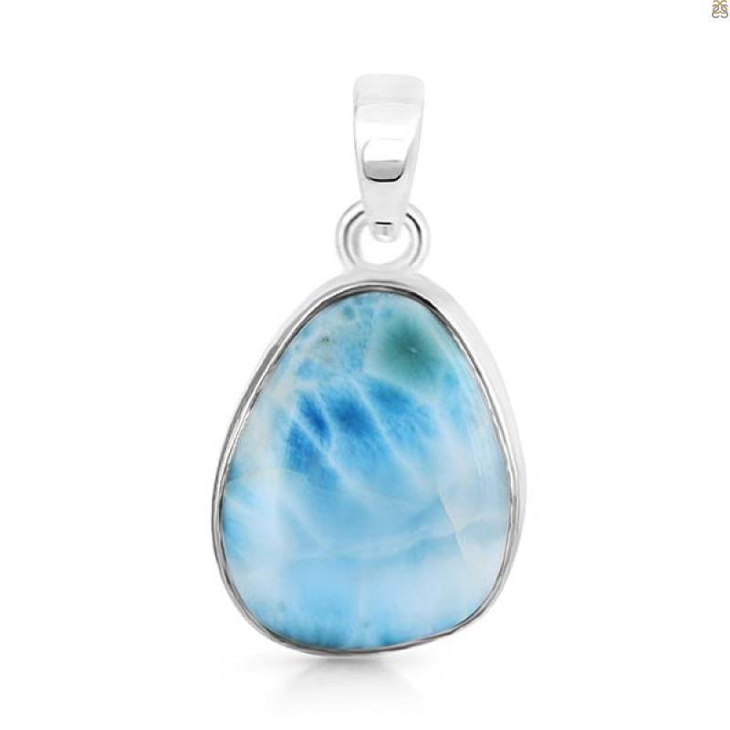 Close Out Larimar Pendant-SP LAR-CO-1-1399
