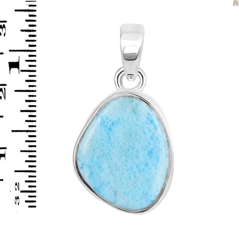 Close Out Larimar Pendant-SP LAR-CO-1-1401