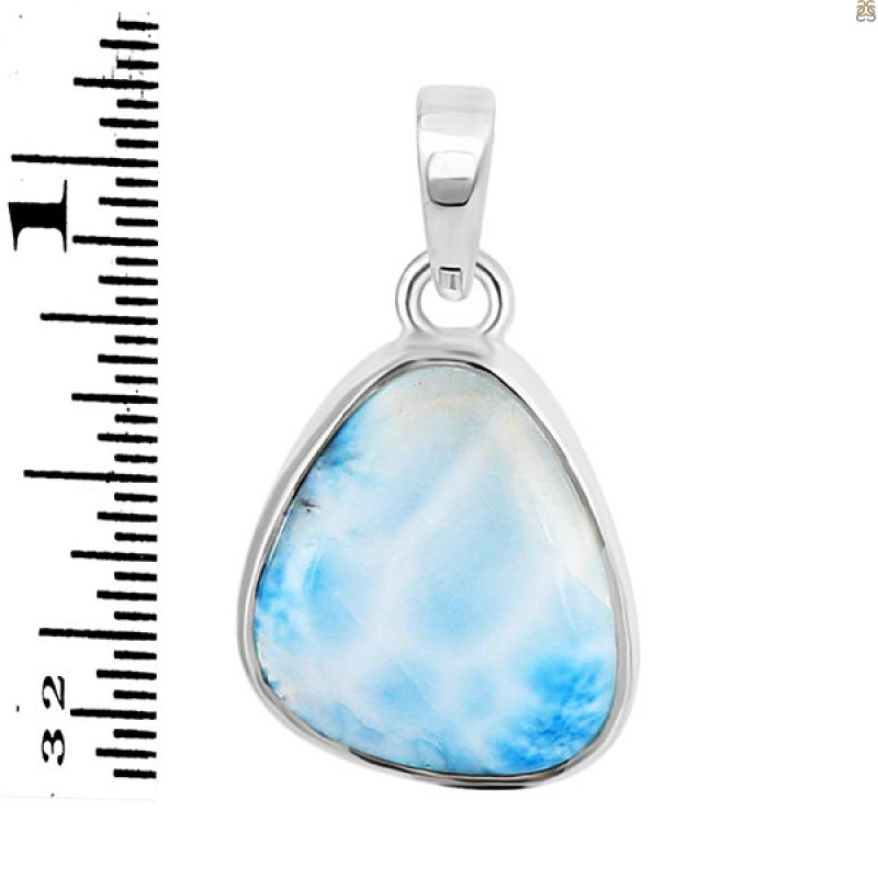 Close Out Larimar Pendant-SP LAR-CO-1-1405