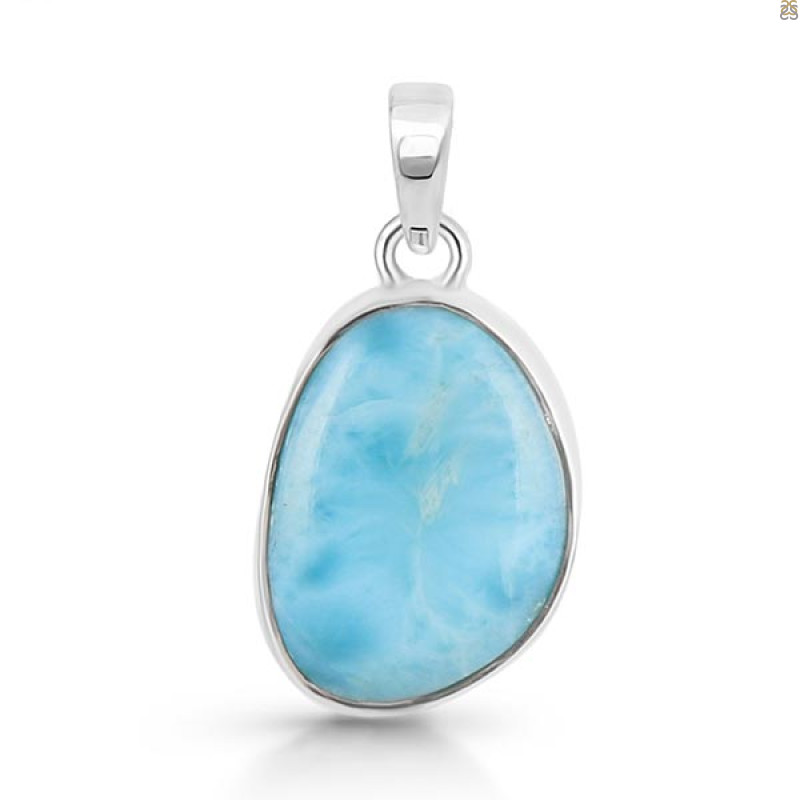 Close Out Larimar Pendant-SP LAR-CO-1-1406