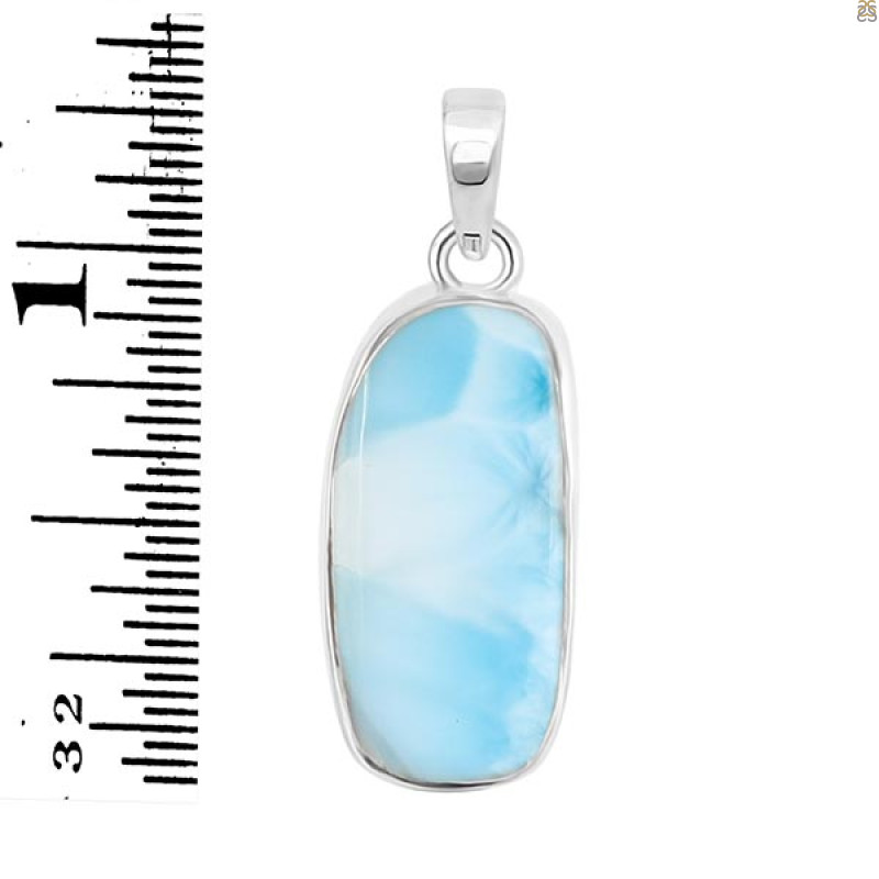 Close Out Larimar Pendant-SP LAR-CO-1-1408
