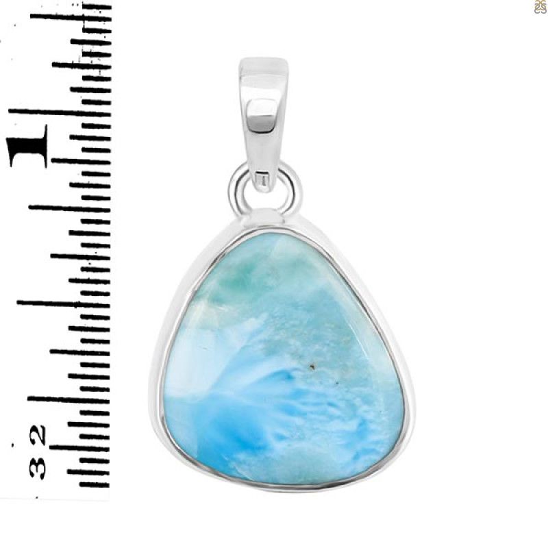 Close Out Larimar Pendant-SP LAR-CO-1-1410