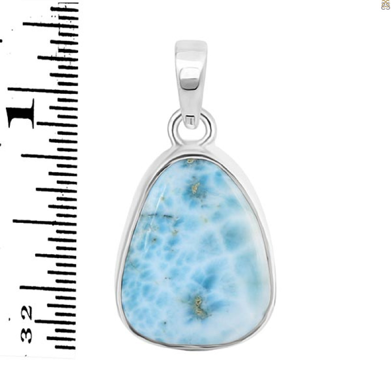 Close Out Larimar Pendant-SP LAR-CO-1-1413