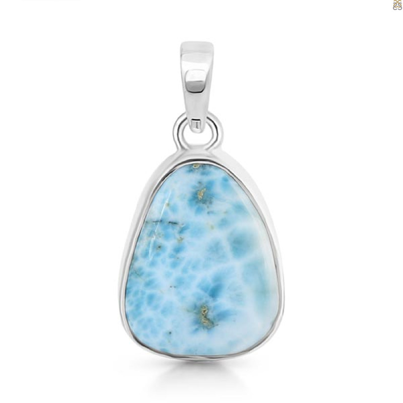 Close Out Larimar Pendant-SP LAR-CO-1-1413