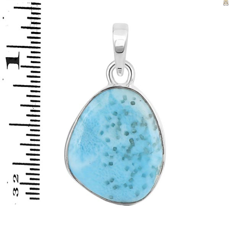 Close Out Larimar Pendant-SP LAR-CO-1-1418