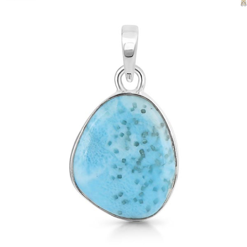 Close Out Larimar Pendant-SP LAR-CO-1-1418