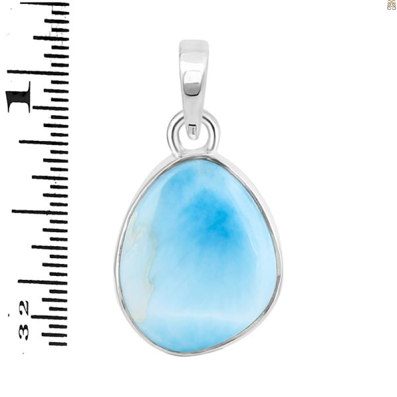 Close Out Larimar Pendant-SP LAR-CO-1-1427