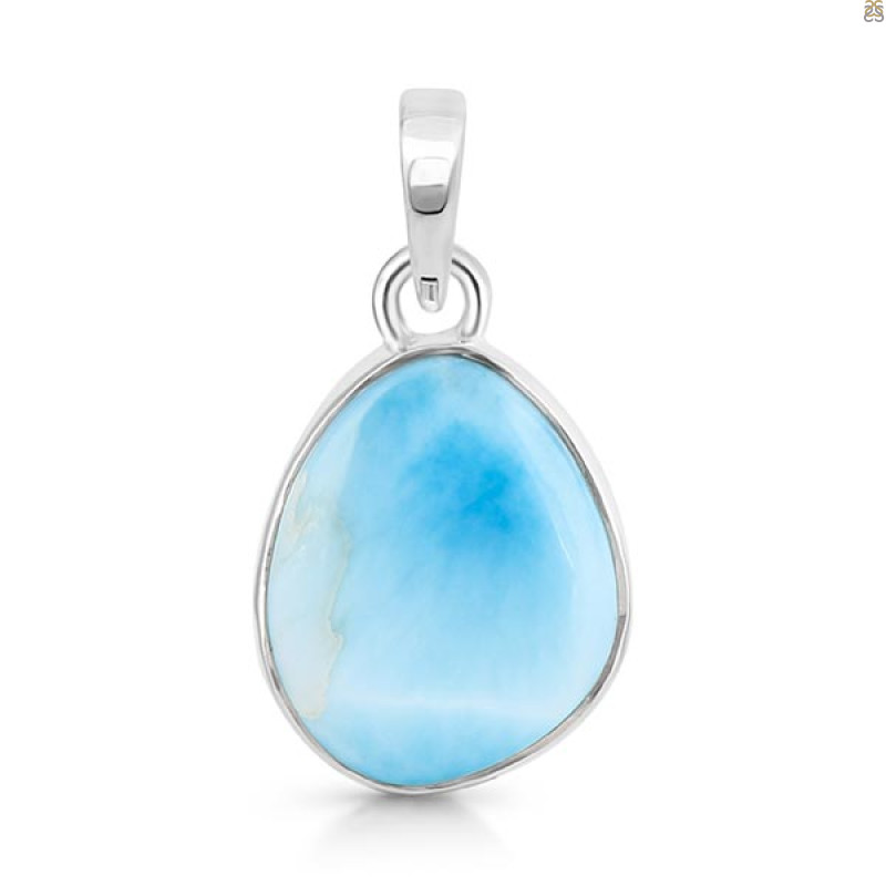 Close Out Larimar Pendant-SP LAR-CO-1-1427