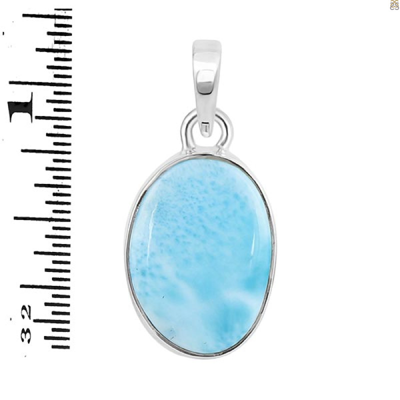 Close Out Larimar Pendant-SP LAR-CO-1-1428