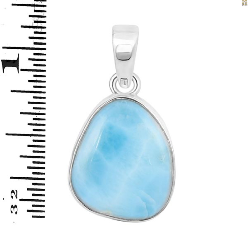 Close Out Larimar Pendant-SP LAR-CO-1-1429