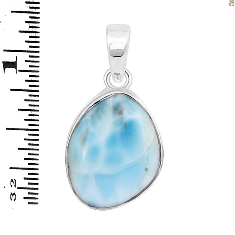 Close Out Larimar Pendant-SP LAR-CO-1-1430