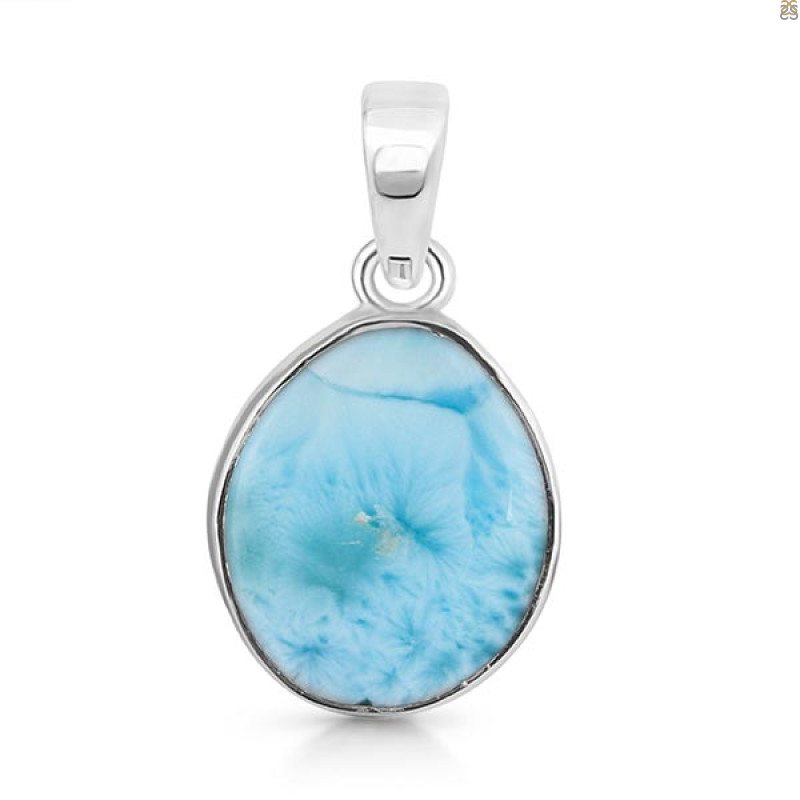 Close Out Larimar Pendant-SP LAR-CO-1-1432