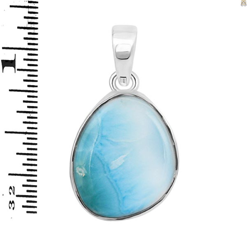 Close Out Larimar Pendant-SP LAR-CO-1-1439