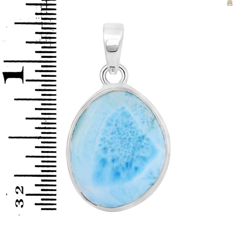 Close Out Larimar Pendant-SP LAR-CO-1-1449