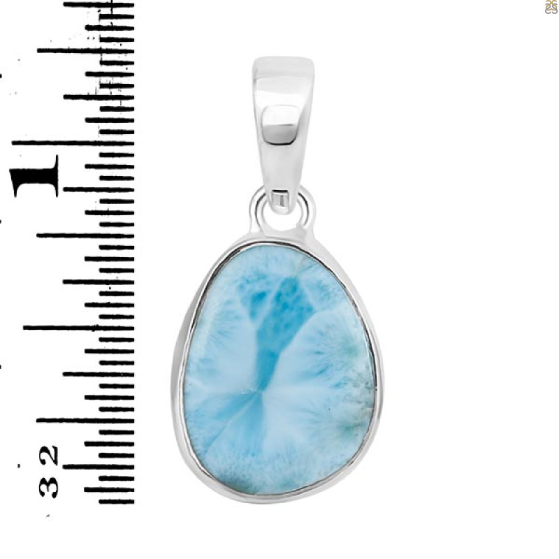 Close Out Larimar Pendant-SP LAR-CO-1-1453