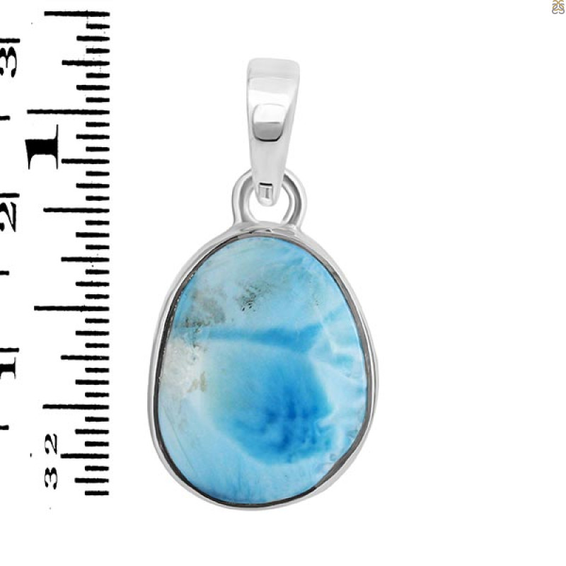 Close Out Larimar Pendant-SP LAR-CO-1-1461