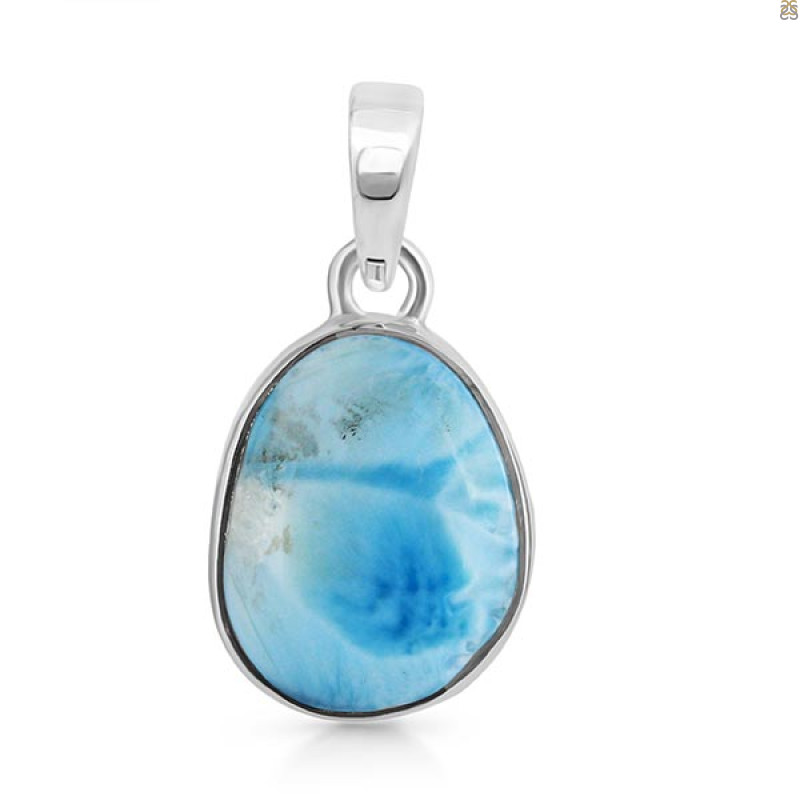 Close Out Larimar Pendant-SP LAR-CO-1-1461