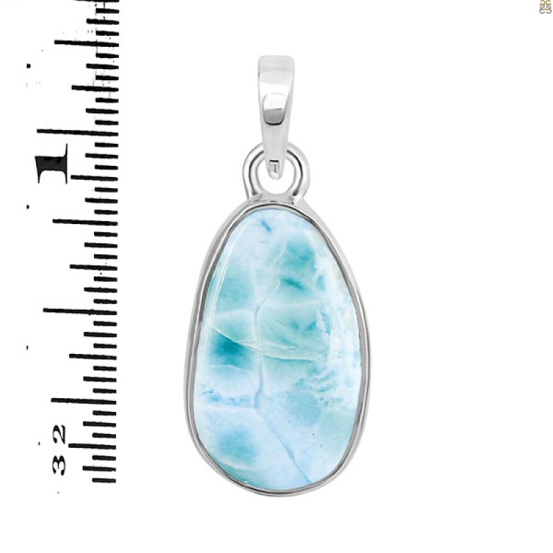 Close Out Larimar Pendant-SP LAR-CO-1-1483