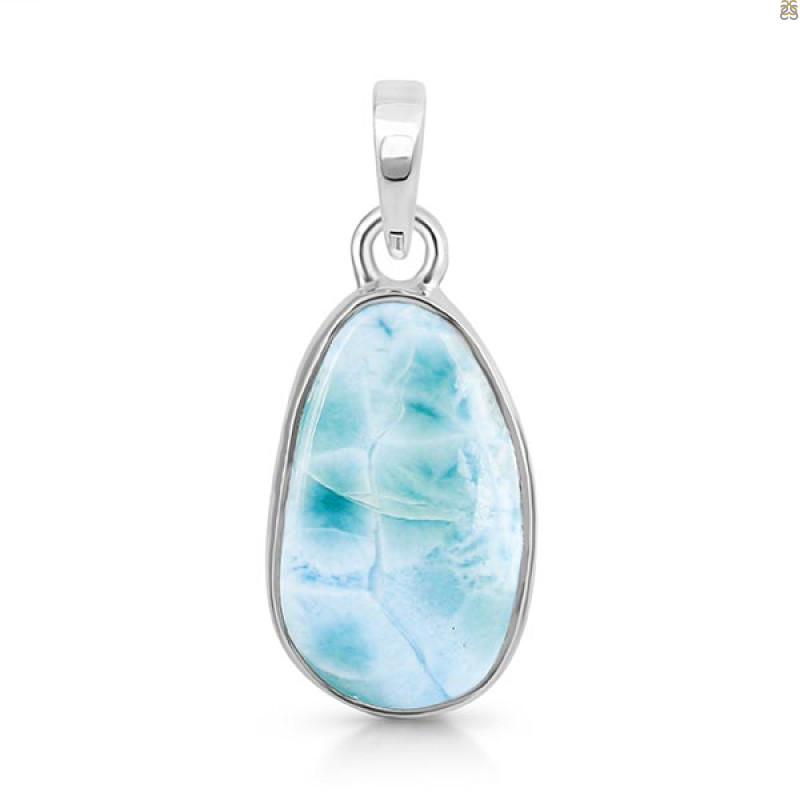 Close Out Larimar Pendant-SP LAR-CO-1-1483