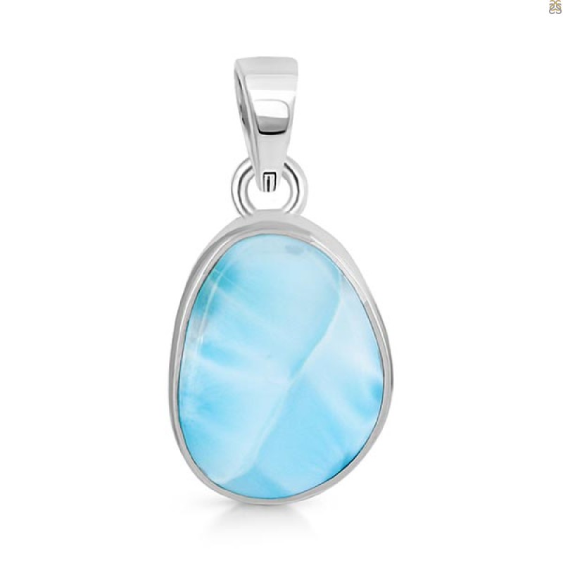 Close Out Larimar Pendant-SP LAR-CO-1-1547